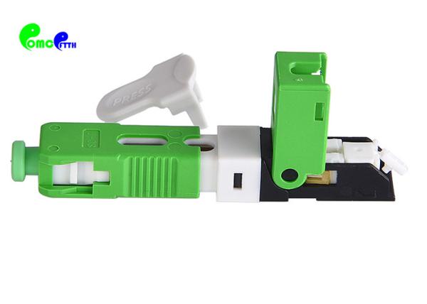 Conector rápido rápido de fibra ótica do conjunto de campo do SC APC SX 9 do conector de ESC250D FTTH/125μm