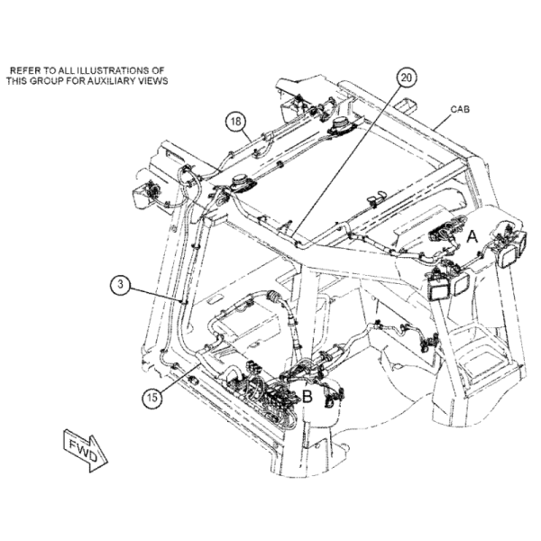 356-8350 3568350 Rocker Switch Track-Type Tractor Parts Fit For C4.4 D6K2 LGP