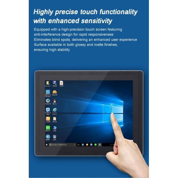 24 inch Fully-Enclosed All-aluminum Embedded Industrial Computers All-in-one Machine Touch  Control screen