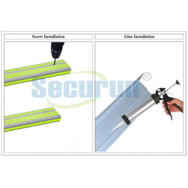 2.8mm Photoluminescent Anti Slip Stair Nosing Carton Packaging