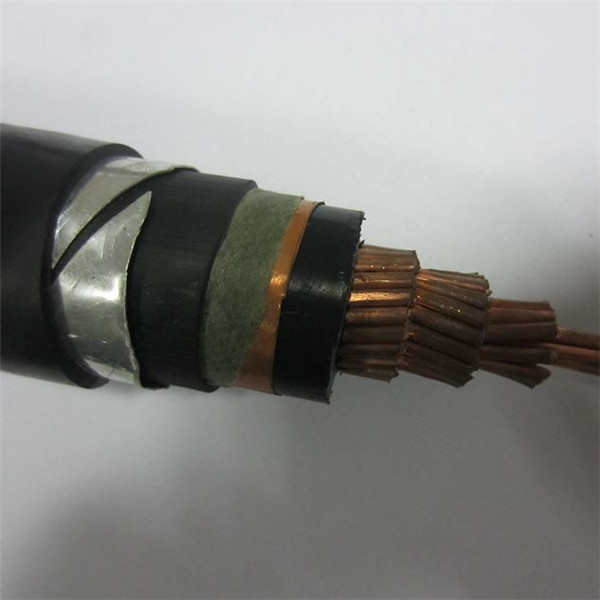 12 KV Copper Power Cable Single Core Black Color For Power Transmission