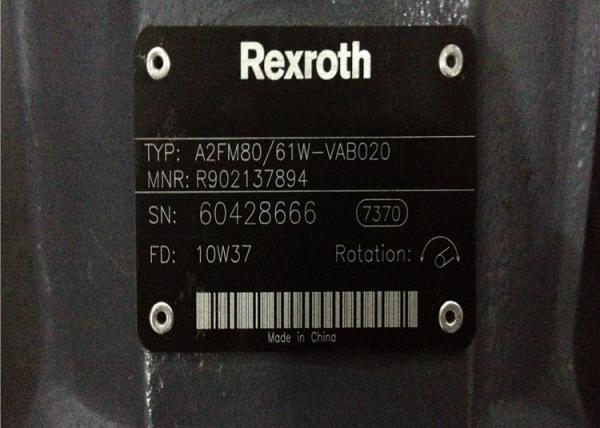 Rexroth Hydraulic Motor A2FM80/61W-VAB020 Compact Design Cast Iron Low Noise And Vibration
