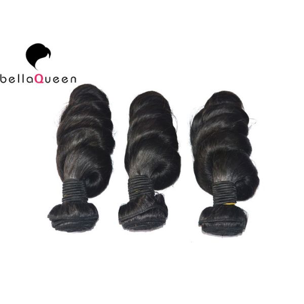 Волна естественных черных бразильских человеческих волос девственницы свободная вводит девственные бразильские волосы в моду