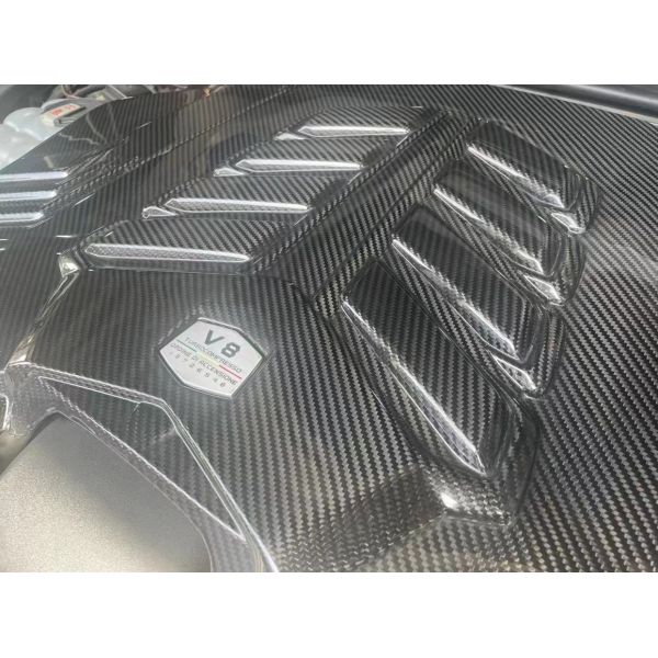 2019 Black Lamborghini Body Kit Dry Carbon Fiber Engine Interior Guard Shield