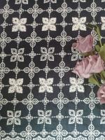 100 jardas de algodão floral bordaram a tela do vestuário das crianças da tela do ilhó