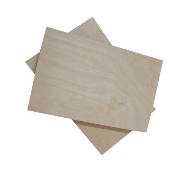 E1 Glue 4x8ft 3mm Birch Faced Plywood For Laser Cutting