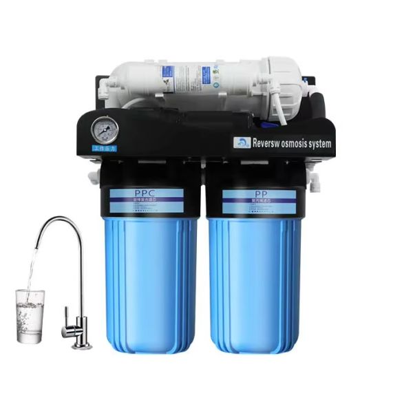 2000gpd 220V Reverse Osmosis Water Purifier 1-Year Warranty Drinking Tap Water Filter Pump Core for Milk Tea Shops