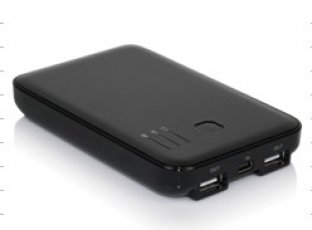 5000mah Portable Battery Charger For iPad And IPhone With Polymer Li-ion Battery