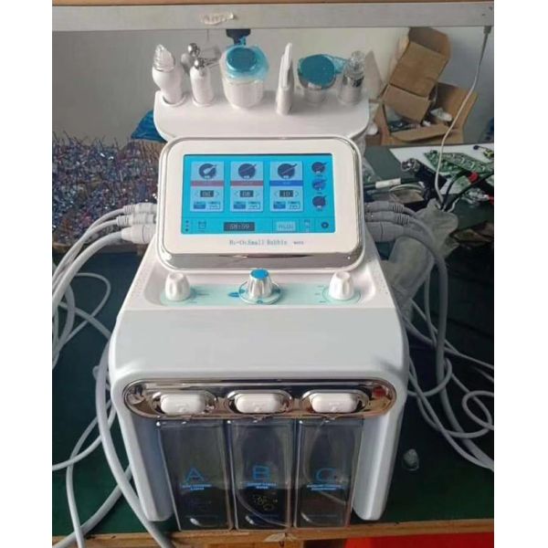 Ultrasound Professional Hydrafacial Machine / At Home Hydrafacial Machine 500Hz