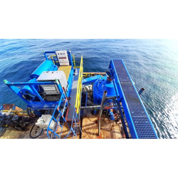 Secador de recortes de perforación de 2550 mm a 900 RPM - Sistema de gestión de residuos de perforación