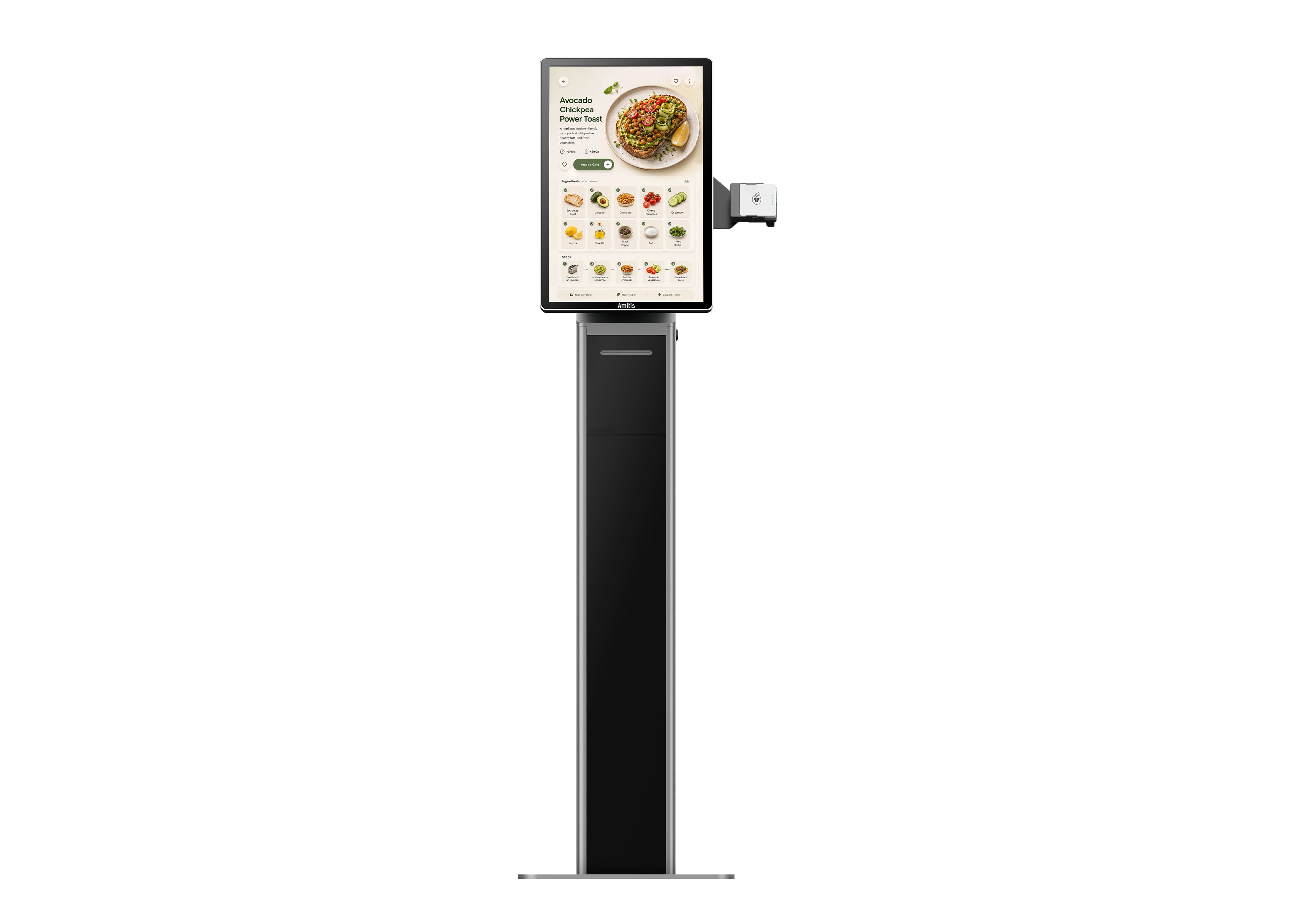 Modular Self Service Terminal Kiosk For Barcode Scanning Face Recognition Needs