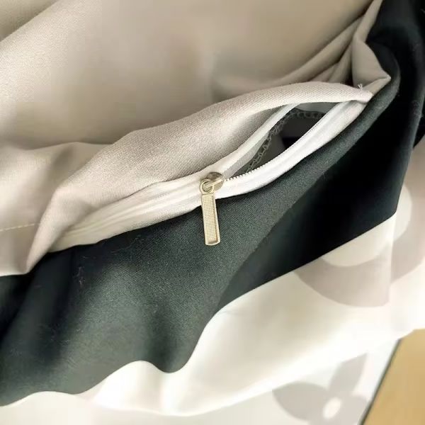 180GSM dibujos animados cabeza de oso blanco diseño de osos ropa de cama conjuntos de colección de ropa de cama cubierta de cama de cama almohadilla