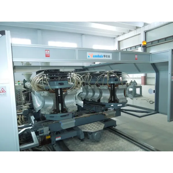 HDPE Double Wall Corrugated Pipe Line 1000kg/H 6m/Min