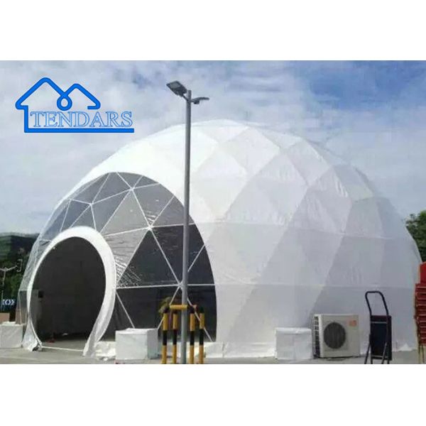 Ультрафиолетоустойчивая торговая купольная палатка для ресторана