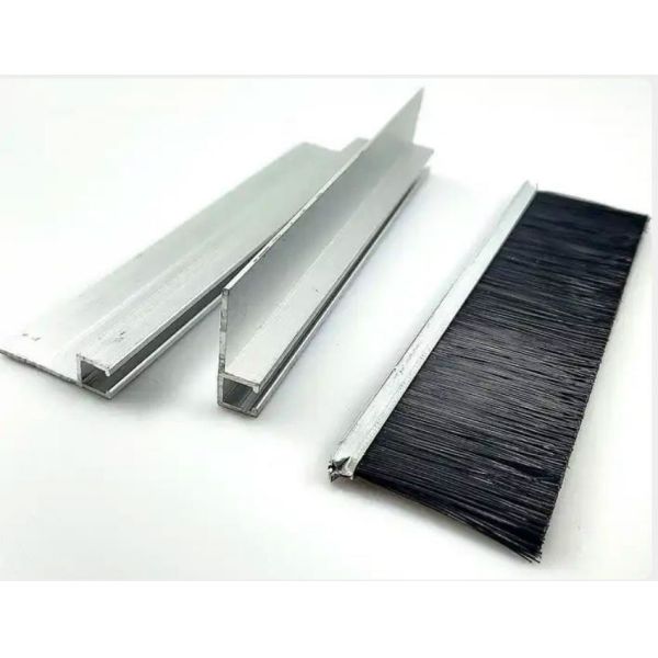 オーダーメイド 工業用 黒ナイロン ストライプ ブラシ シーリング ブラシ エスカレーター 安全 ブラシ ストライプ