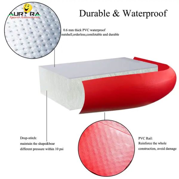 Multi Functional Gym Inflatable Air Track Mattress Tumble Air Floor Gymnastics Mat