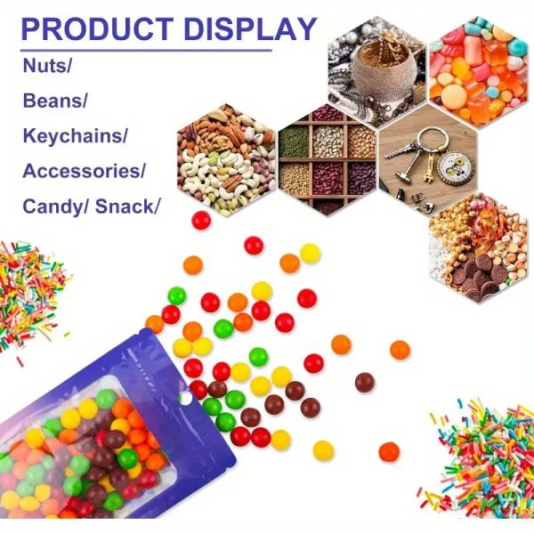 Factory Wholesale Long Term Storage Aluminum Foil Plastic Packaging Flat Bag Mylar Bag for Ring Bracelets