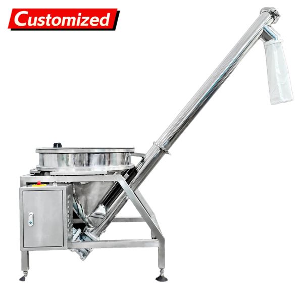 Customizable Stainless Steel Heat Resistant Auger Screw Feeder and Spiral Conveyor for Industrial Use