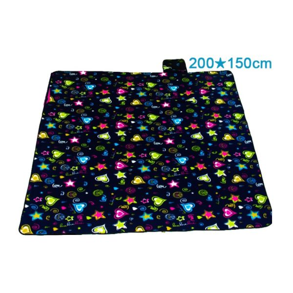 Portable Water Repellent Picnic Blanket , Moisture Proof Folding Picnic Mat