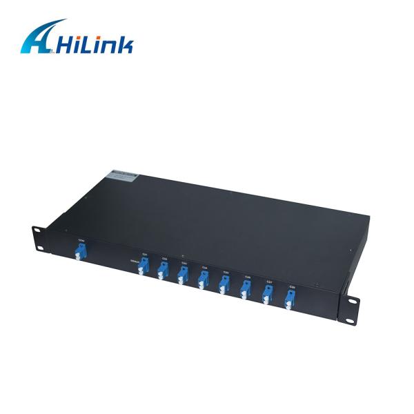 19 1U Standard Rack 8CH DWDM Mux Demux CH21 - CH28 LC UPC Connectors