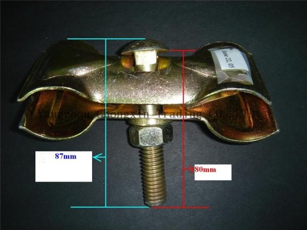 Scaffolding Fencing Forged Swivel Coupler / Scaffolding Clamps And Fittings Zinc Coated