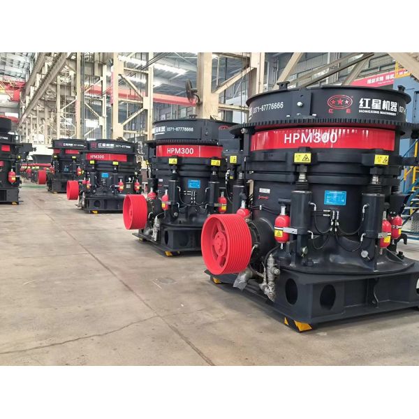 HPM Multi-cylinder Hydraulic Cone Crusher HPM400 Improves the Crushing Efficiency