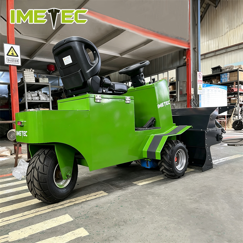 Adjustable Electric Cow Feed Pusher 60V 72V For For Cattle Sheep Ranches