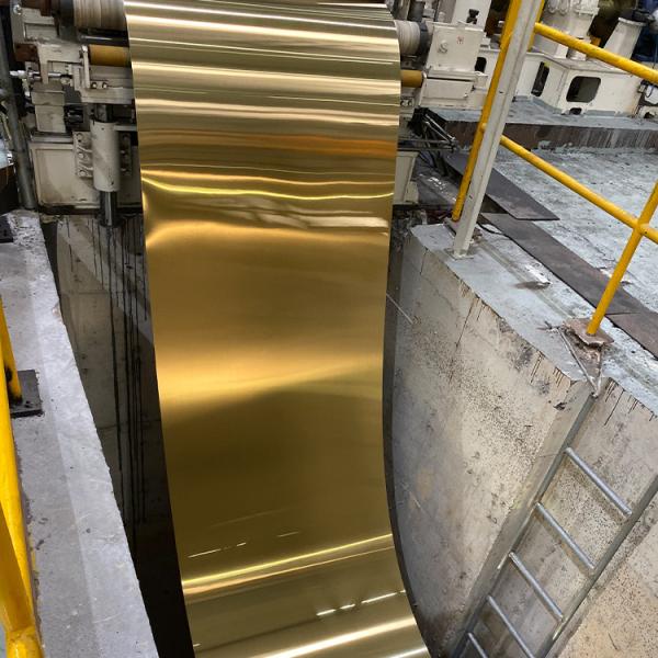 Decoiling PVD Color Stainless Steel Coil Anticorrosive Practical Cold Rolled