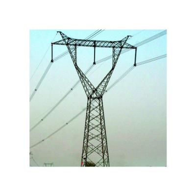Torre de aço galvanizada quente da transmissão da estrutura do ângulo