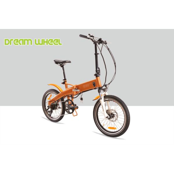 20.0kgs 20 Inch Folding Electric Bike 350W BAFANG Rear Motor Road Tire