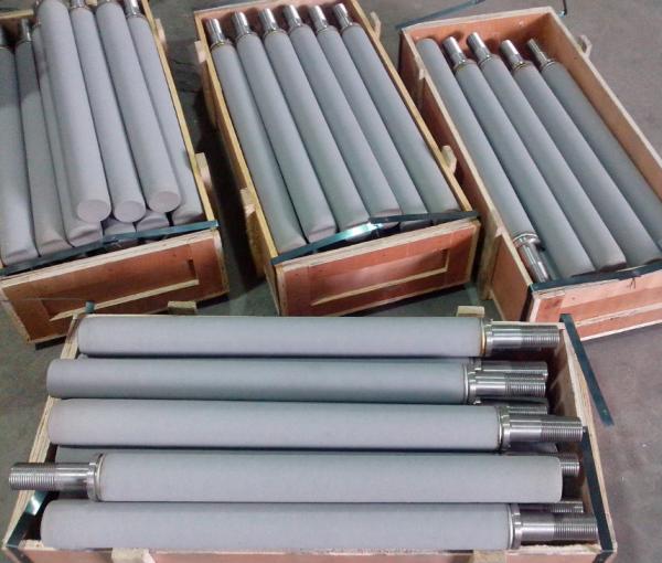 Customized Titanium Items Sintered Filtering Tube For Hydraulic Thickness 0.5-5 Mm