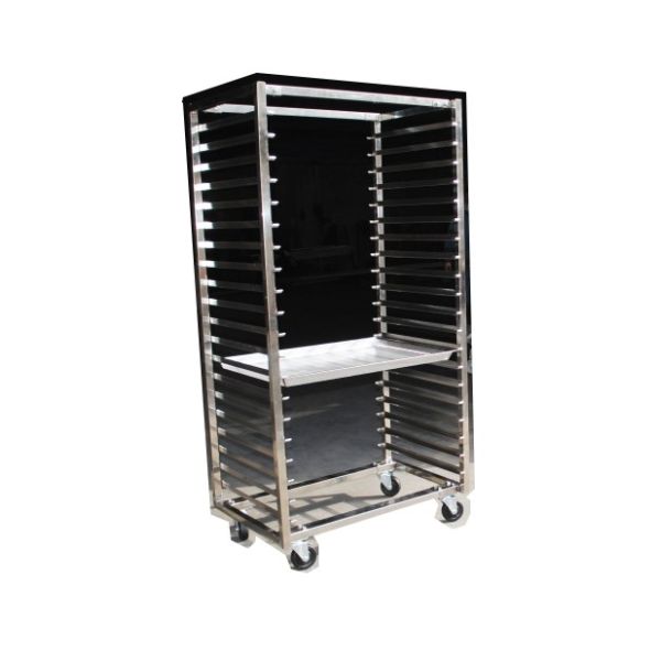 Rectangle Bakery Tray Rack Trolley 10-16 Layers With Silent Caster