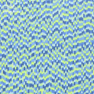 Engineered Veneer Camouflage Peacock Blue Feathers Color 0.4mm
