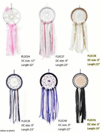 High Quality Coloured Handcraft Home Decoration Dream Catcher, Indian Feather Dreamcatcher Dream Catcher Wind Chime
