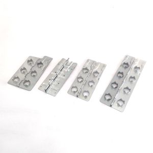 Custom 170-400mm 220 X 80 X 1.2mm Height Metal Stamping Galvanized Sheet Carbon Steel Collar Hinges With Thorn