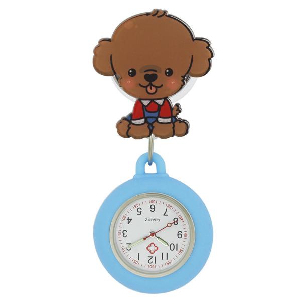 Silicone Stretchable Nurse Watches Cute FOB Pocket Nurse Watch Medical Watches Round Dial Nurse Clocks Fashion Doctor Gi