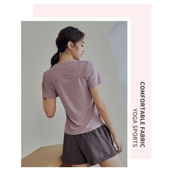 Футболки фитнеса дам Flatlock Stitcing футболок женщин Richee атлетические