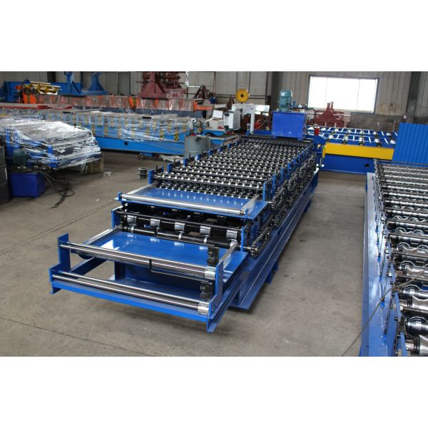 Трапецоид/гофрировал лист крыши делая машина двойник для того чтобы украшать крен формируя машину