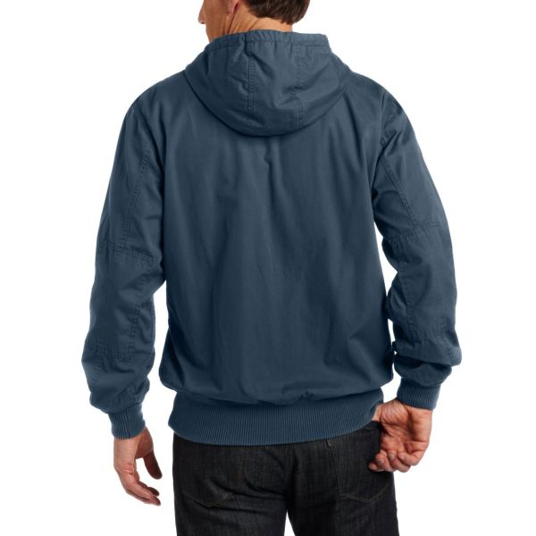 Water Poof Mens Jacket With Hood , Cotton Sandstone Duck Relaxed