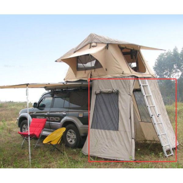 Car Side Awning 420D Plaid Canvas PU Coating Other Products For Car Camping