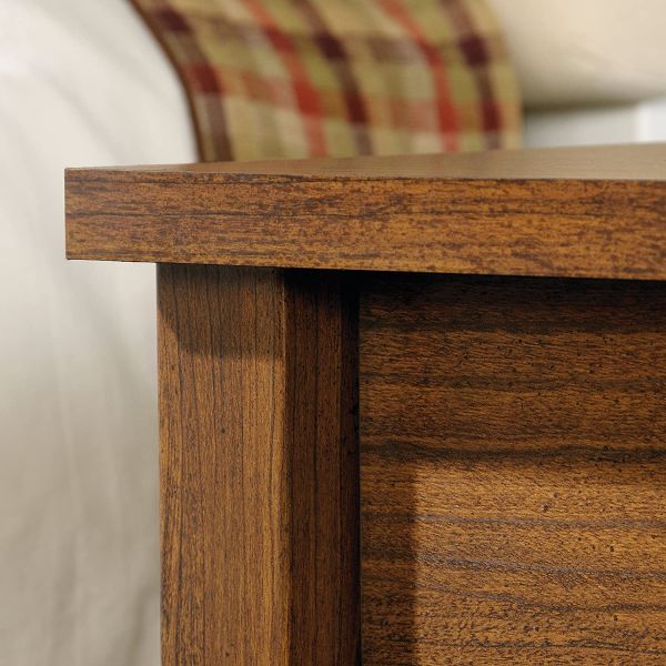 Solid Wood Nightstand with Storage Drawer Custom Size Sofa Side End Table Bedside Table