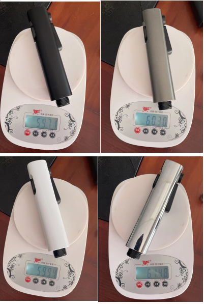 Companheiro de banheiro de plástico de duas funções Pulverizar pistola de pressão Bocal limpo Lavar corpo Lavar pistola