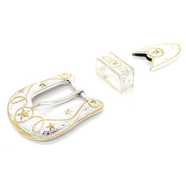 Zinc Alloy Double Pin Belt Buckle 40mm Inner Size With Long Using life