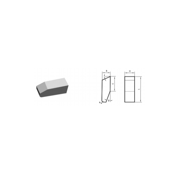 Cemented Tungsten Carbide Saw Tips Blade For Wood And Aluminum Metal Excellent Rigidity
