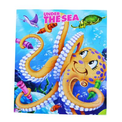 Fun Children Under The Sea Jigsaw Puzzles Board Games Printing For Baby / Kids puzzle games puzzle fun cardboard puzles