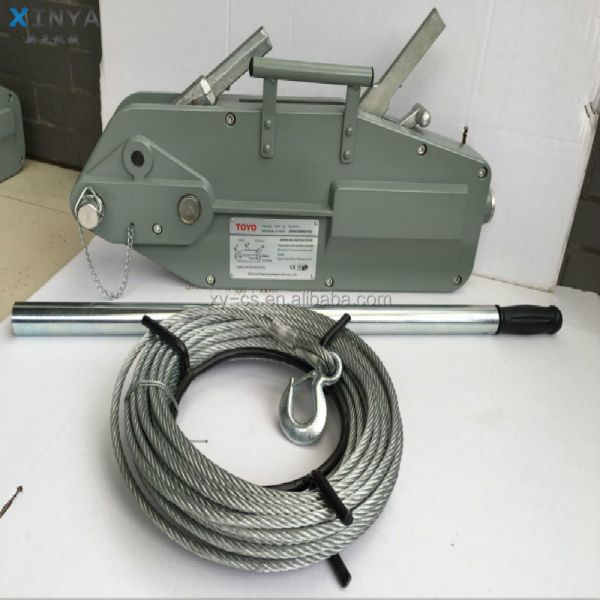 5 Ton Capacity Cable Winch Puller with Safety Latch and Steel Construction for Industrial Pulling Tasks
