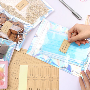 Resealable Zip lockk Pouch, Mylar Bags, Resealable Smell Proof Bags, Aluminum Foil Pouch Bag