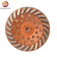 moedura dada forma círculo de Diamond Cup Wheels For Floor do turbocompressor de 180mm
