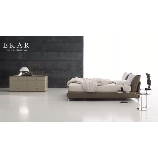 Latest Wooden Double Bed King Size ZZ-BD007