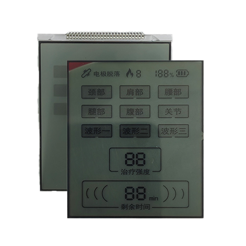 Custom HTN LCD Display for Massage Device Massage Instrument Segment LCD Screen OEM ODM